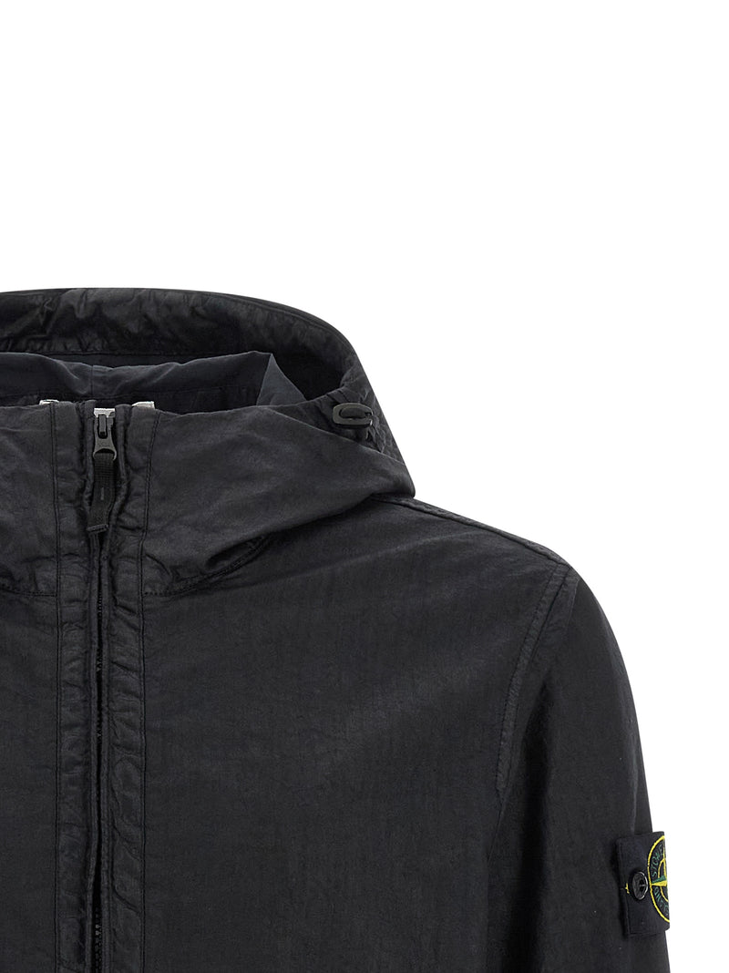 Stone Island Black Polyamide Shell Jacket