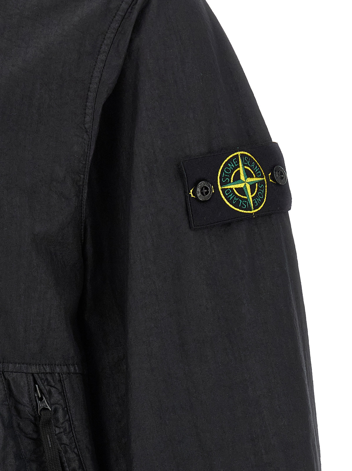 Stone Island Black Polyamide Shell Jacket