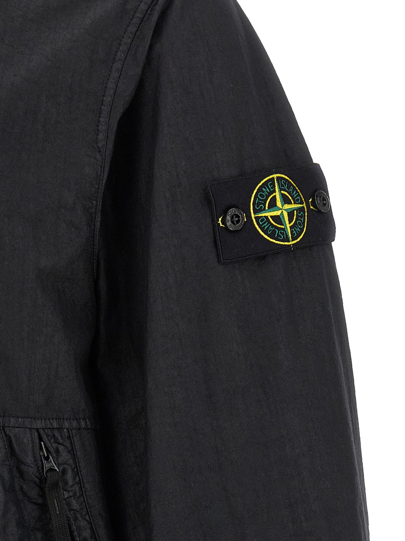 Stone Island Black Polyamide Shell Jacket