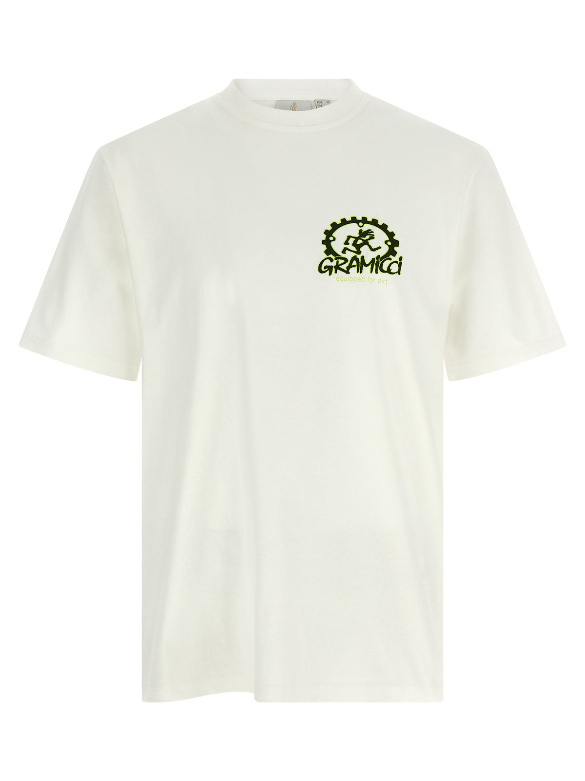 Gramicci White Cotton Sportswear T-Shirt for Men