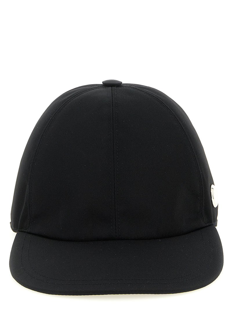 Stella McCartney Black Cotton Baseball Cap - Sustainable Style