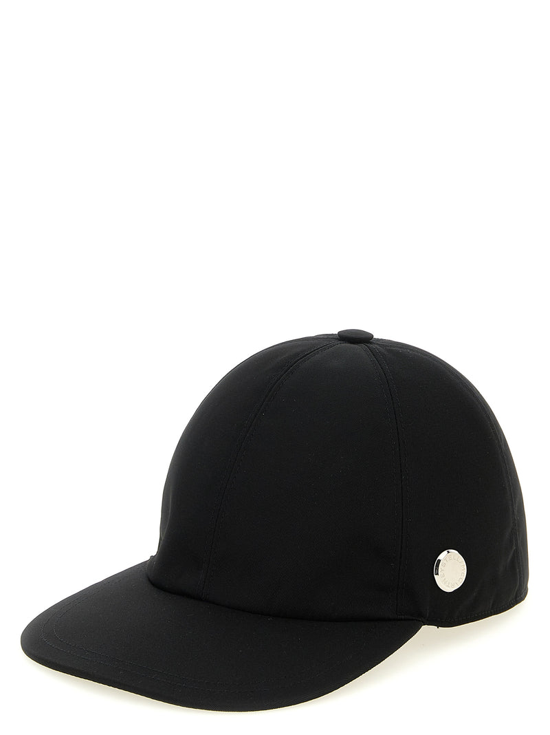 Stella McCartney Black Cotton Baseball Cap - Sustainable Style