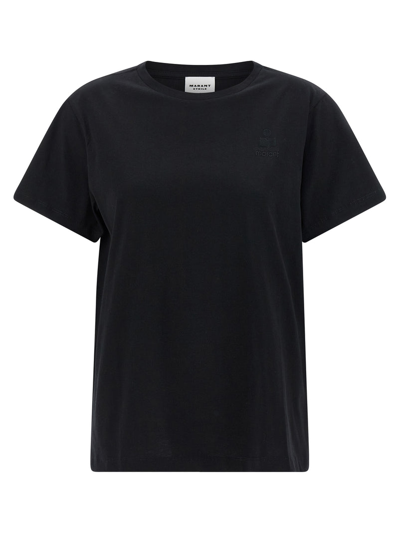 T-shirt en coton noir Isabel Marant Étoile