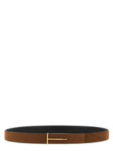 Ceinture Tom Ford multicolore en cuir de veau