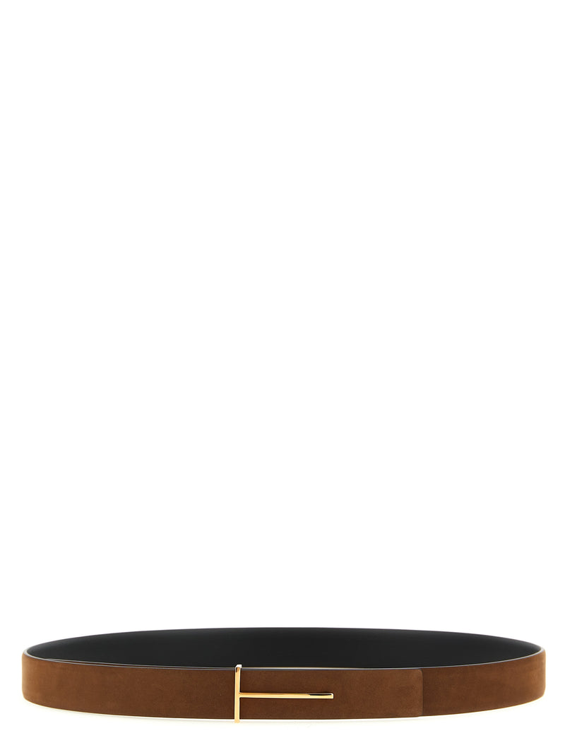 Ceinture Tom Ford multicolore en cuir de veau