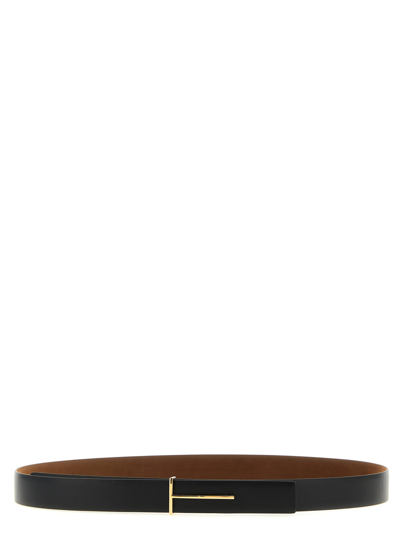 Ceinture Tom Ford multicolore en cuir de veau