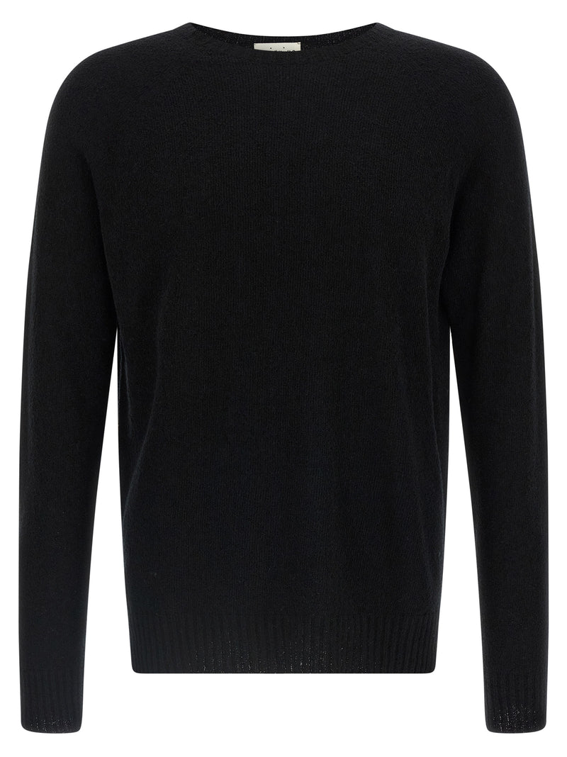 MA'RY'YA Black Cotton Cardigan