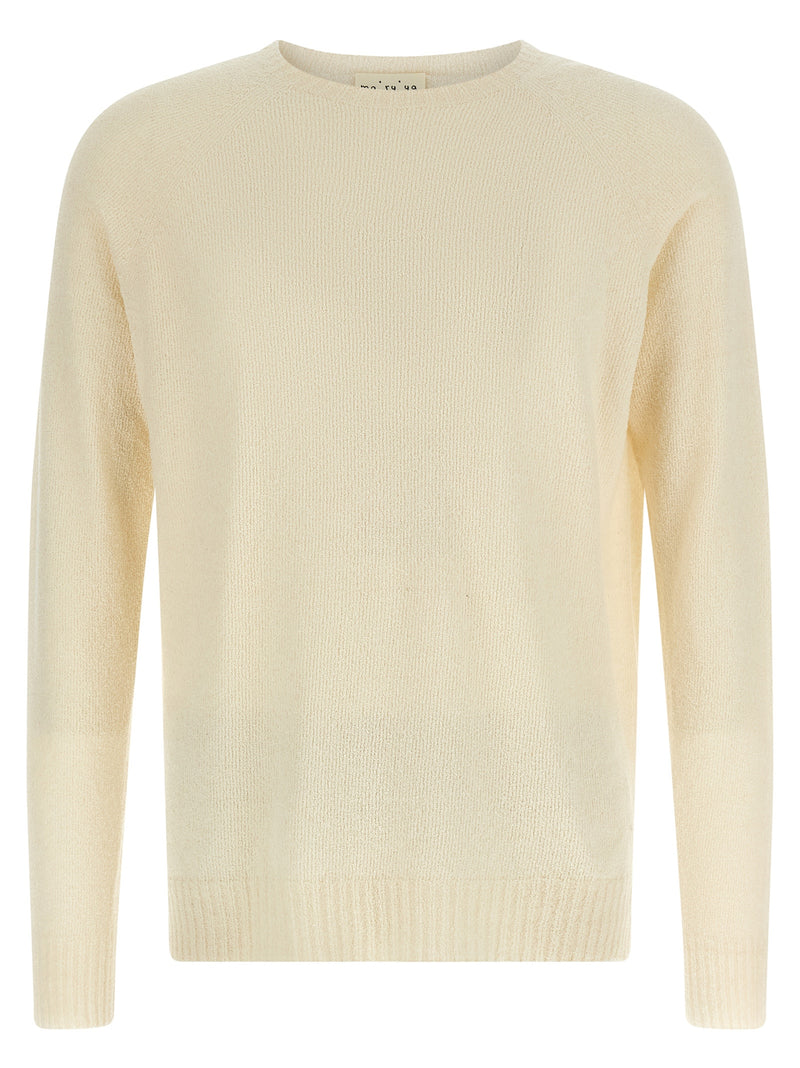 Cardigan en coton beige MA'RY'YA