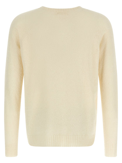 MA'RY'YA Beige Cotton Cardigan