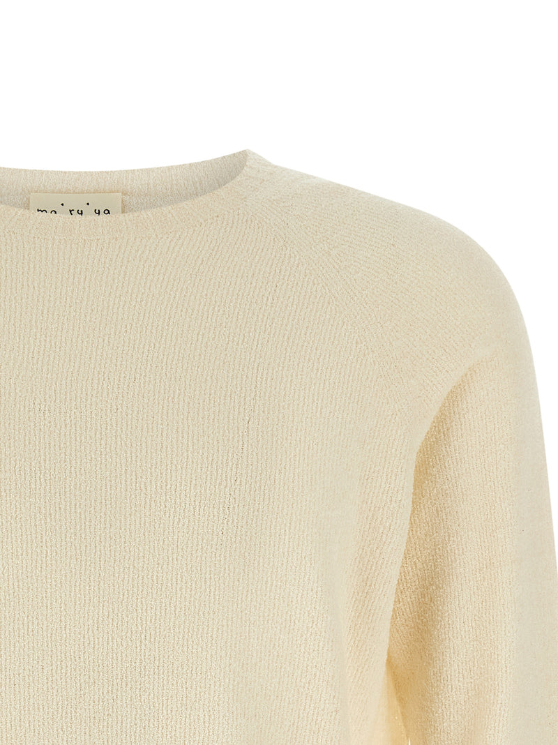 Cardigan en coton beige MA'RY'YA