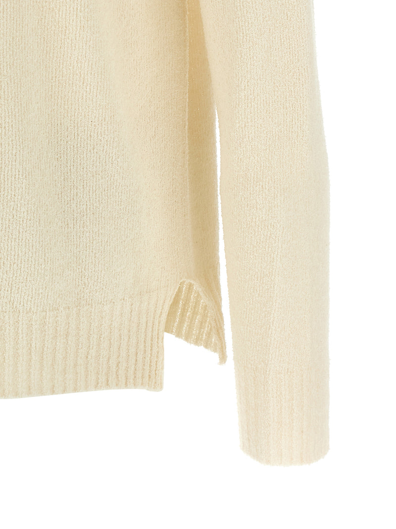 Cardigan en coton beige MA'RY'YA