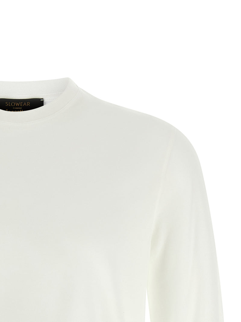ZANONE White Cotton T-Shirt