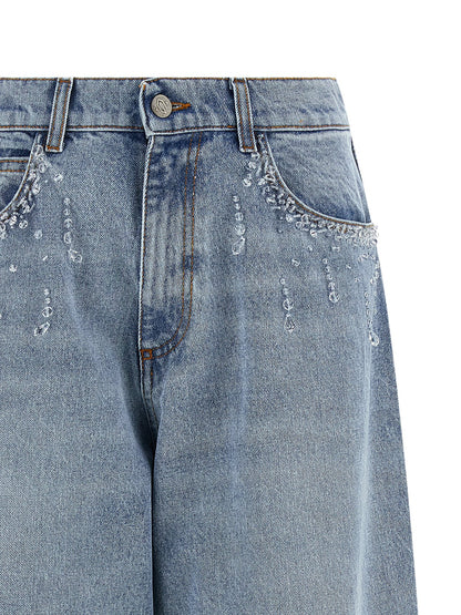 Giuseppe Di Morabito Blue Cotton Jeans Denim