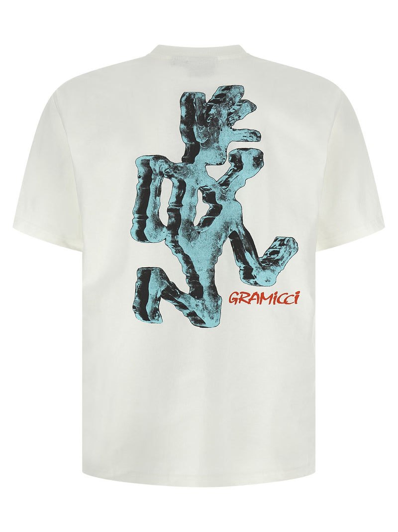 Gramicci White Cotton T-Shirt - Bold Style & Comfort