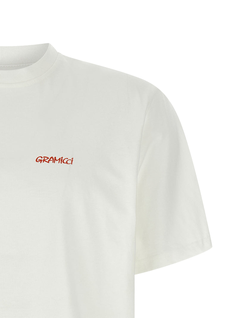 Gramicci White Cotton T-Shirt - Bold Style & Comfort