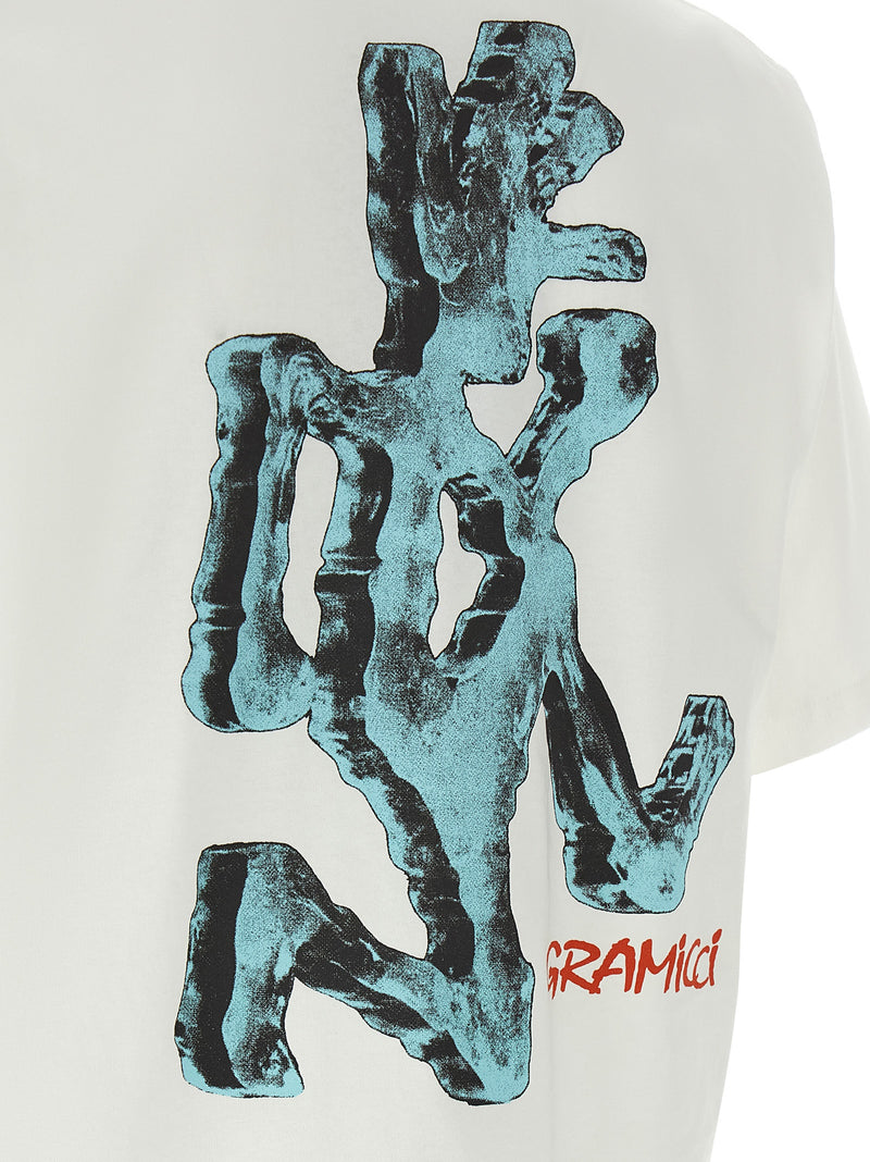 Gramicci White Cotton T-Shirt - Bold Style & Comfort