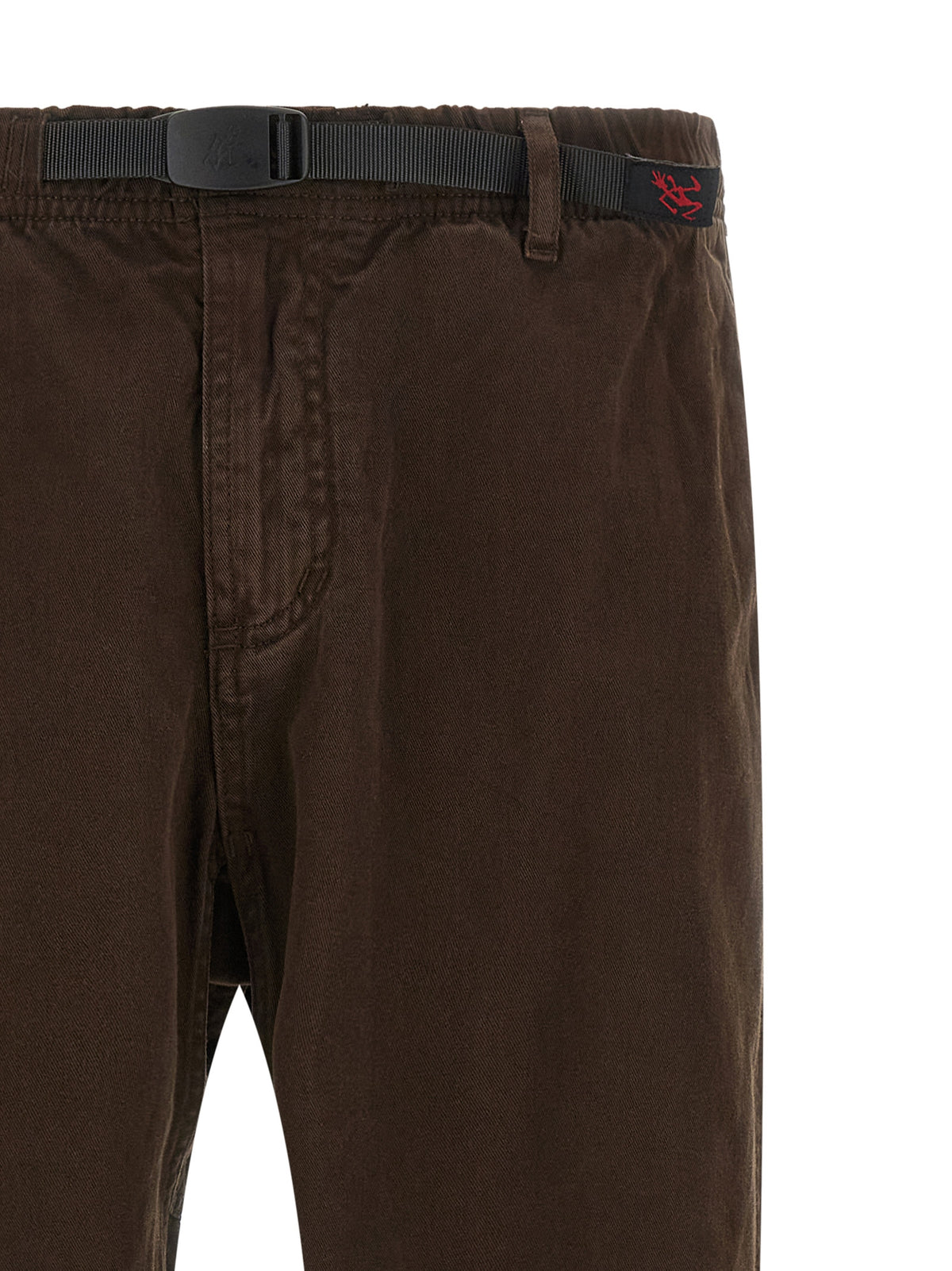 Gramicci Brown Cotton Casual Pants for Men