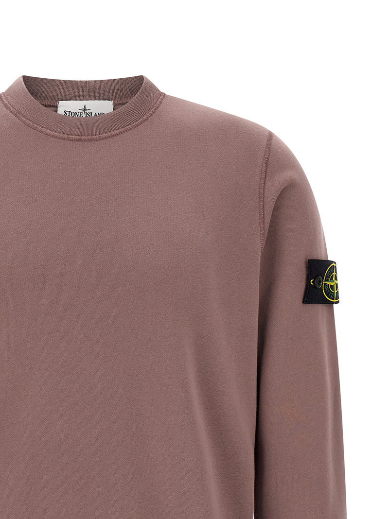 Sweat-shirt Stone Island en coton violet