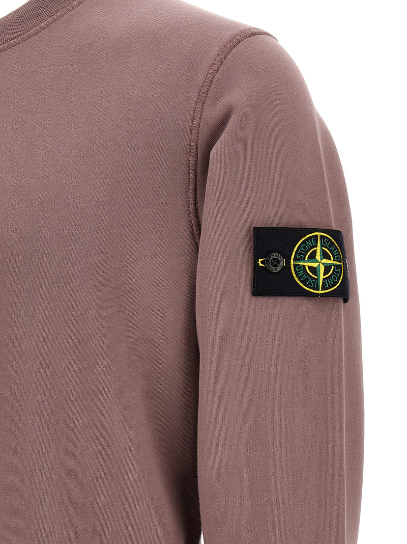 Sweat-shirt Stone Island en coton violet