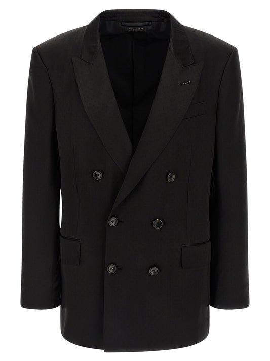 Tom Ford Black Viscose Blazer