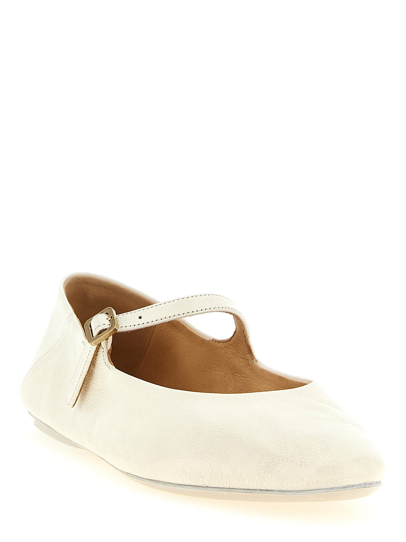 Ballerines Marsell en veau beige