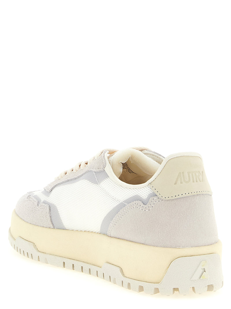 Autry Baskets basses en coton gris