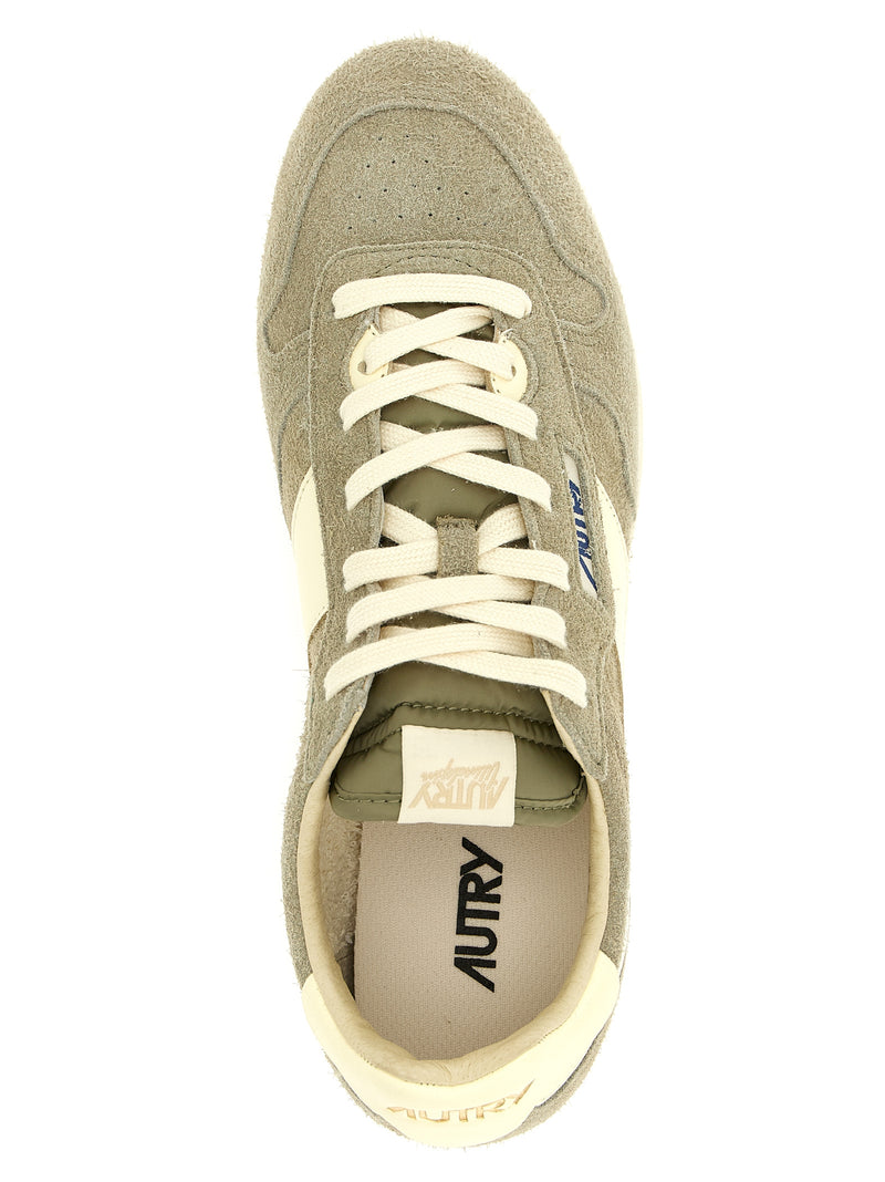 Autry Gray Cowhide Athletic Sneakers