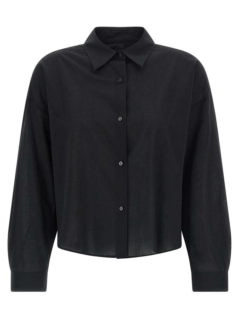 XACUS Bicolor Cotton Blouse - Heather Style