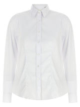 XACUS White Cotton Blouse