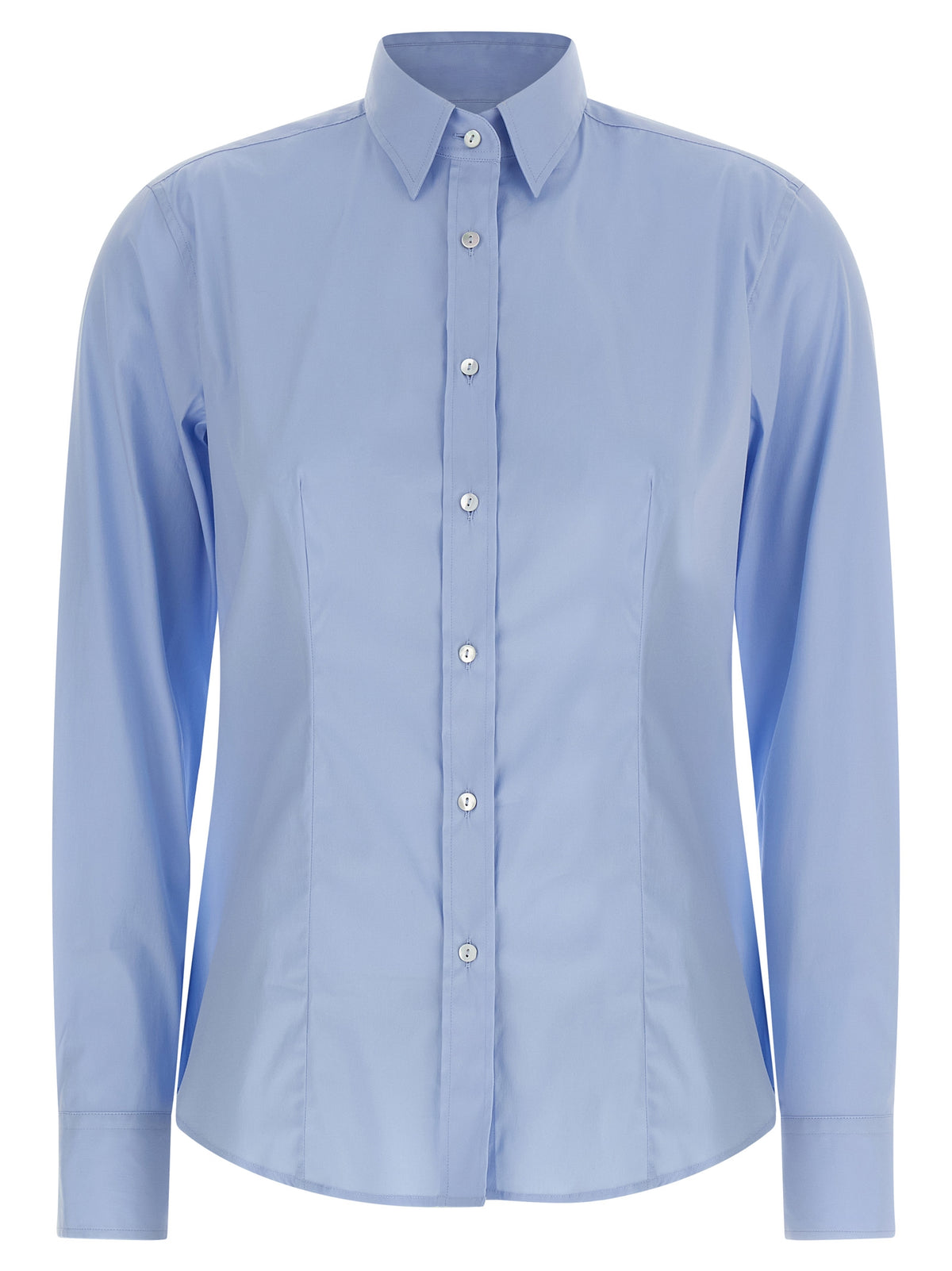 Chemisier XACUS bleu en coton