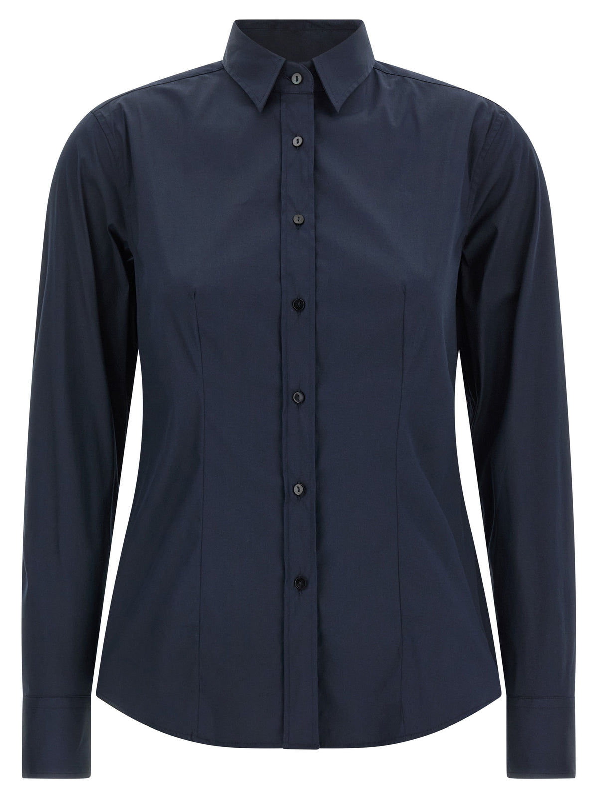 Chemisier XACUS bleu en coton