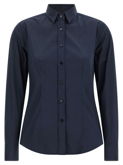 XACUS Blue Cotton Blouse