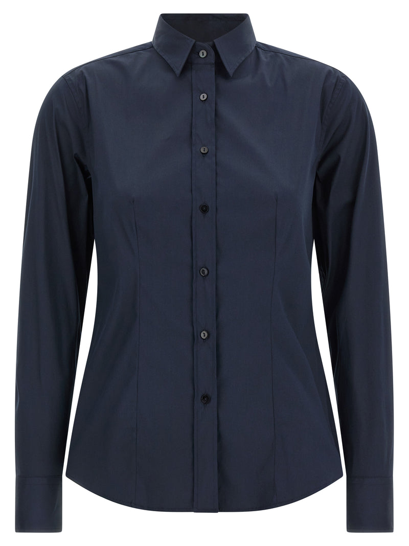 XACUS Blue Cotton Blouse