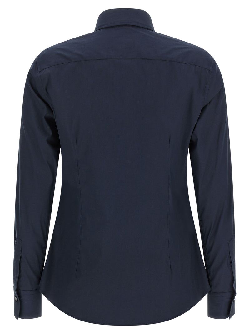 XACUS Blue Cotton Blouse