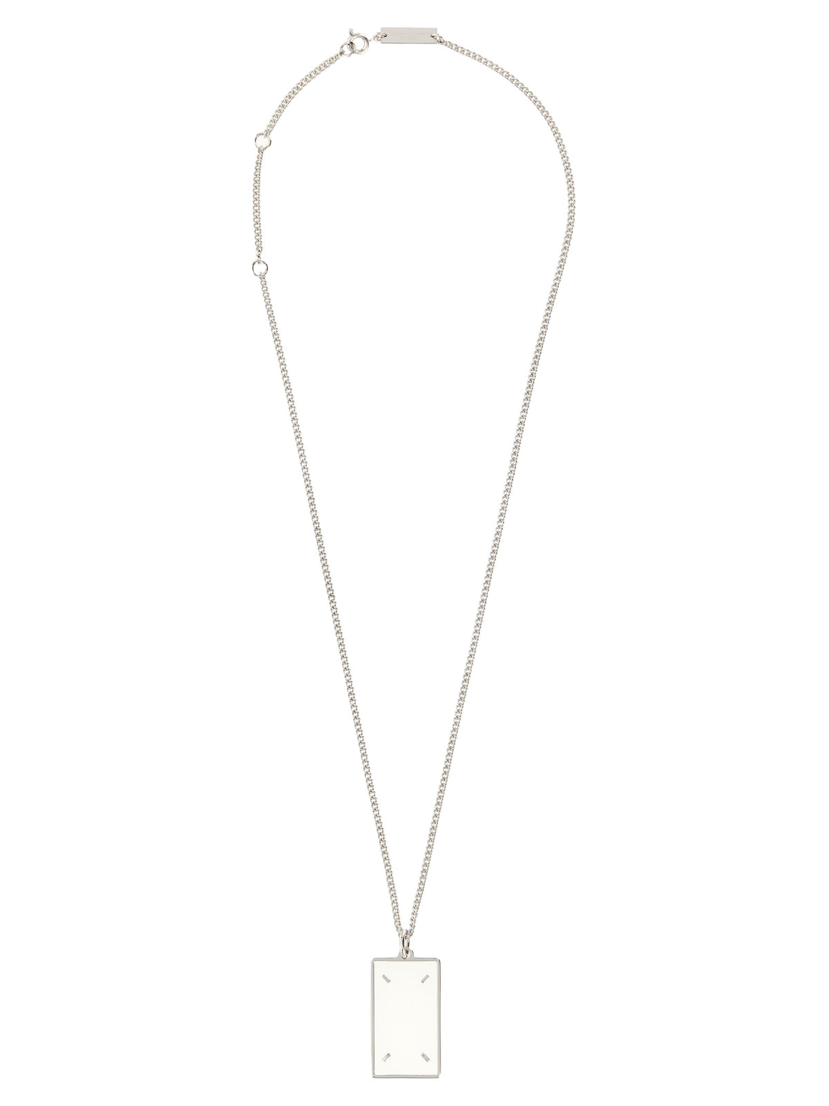 Maison Margiela Silver Brass Necklace - Bold & Trendy Design