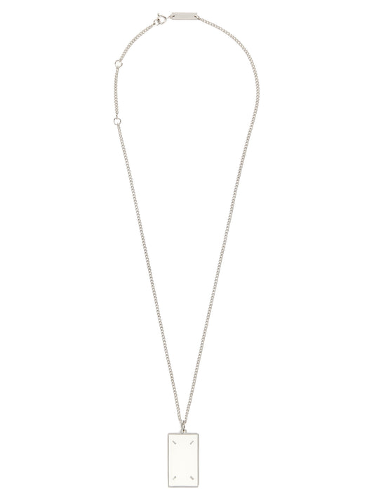Maison Margiela Silver Brass Necklace - Bold & Trendy Design