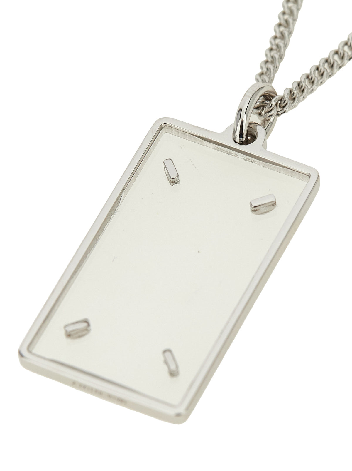 Maison Margiela Silver Brass Necklace - Bold & Trendy Design