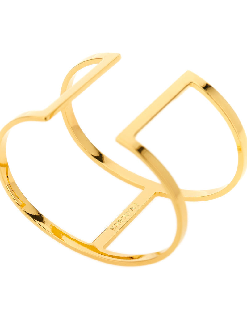 Elisabetta Franchi Gold Brass Bracelet