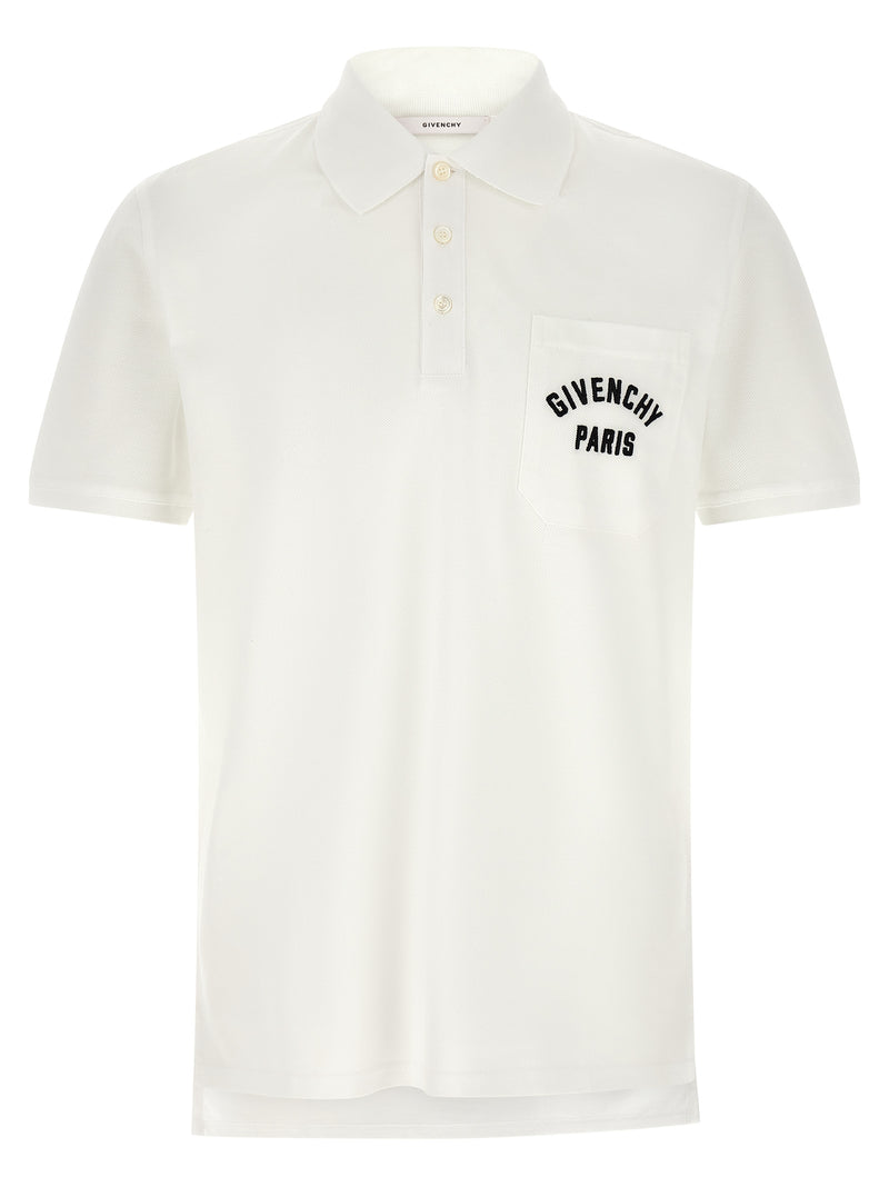 Givenchy White Cotton Polo Shirt - Stylish & Comfortable