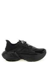 Fendi Black Calfskin F-Light Athletic Sneakers for Women