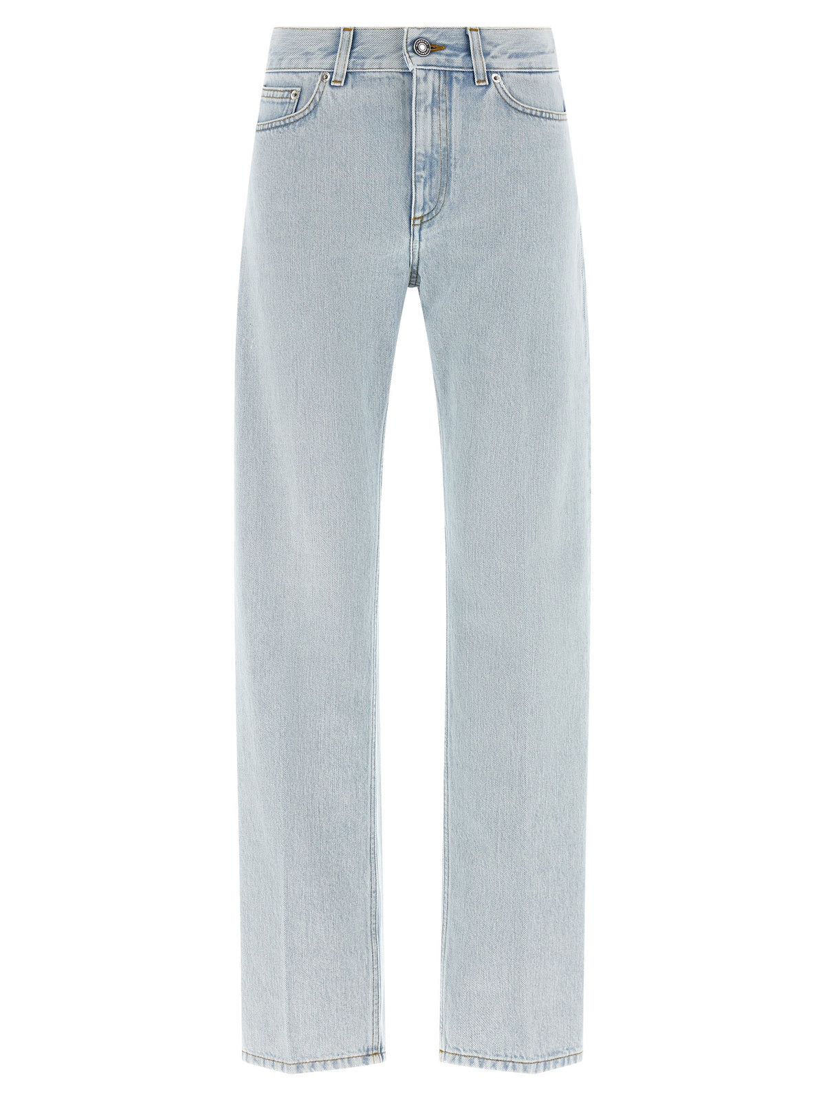 Givenchy Blue Cotton Straight-Leg Jeans