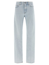 Givenchy Blue Cotton Straight-Leg Jeans