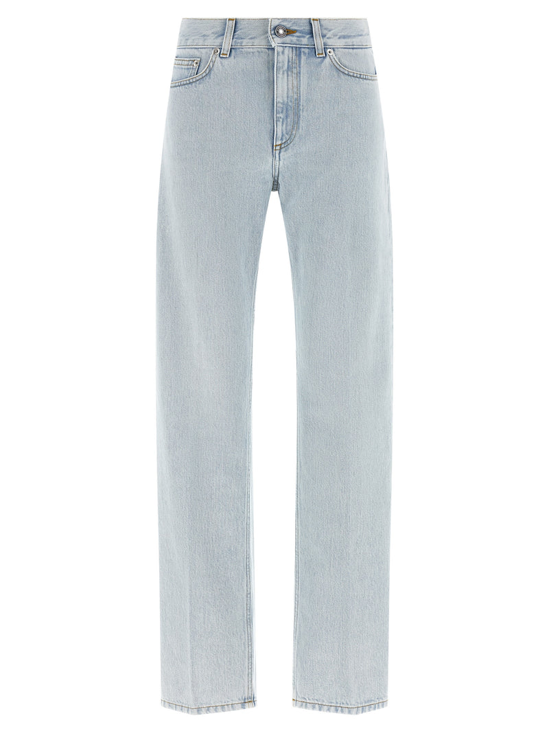Givenchy Blue Cotton Straight-Leg Jeans for Women