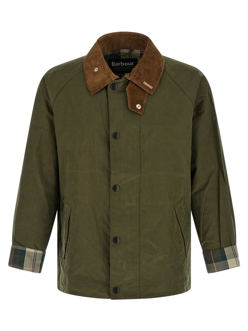 Barbour Bicolor Cotton Full-Length Jacket