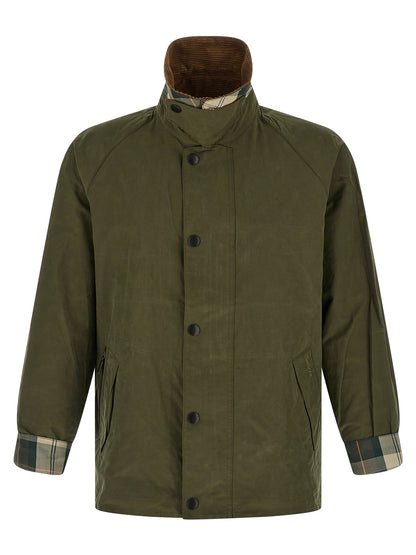Barbour Bicolor Cotton Full-Length Jacket