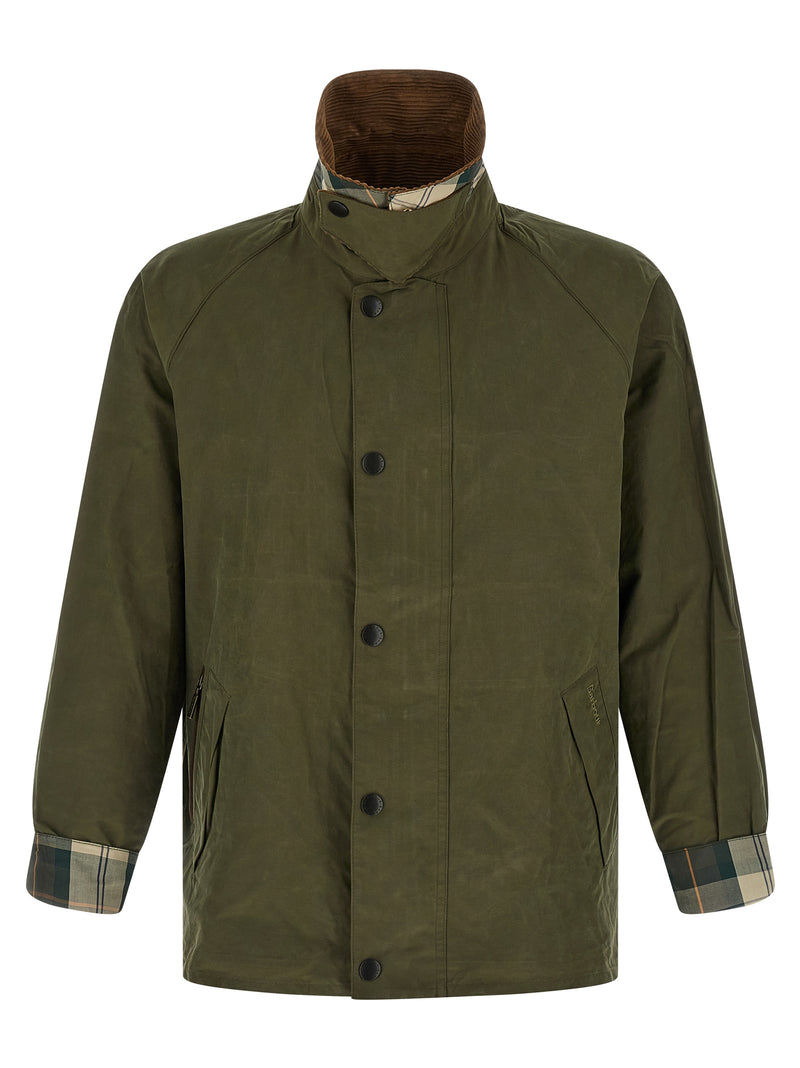 Barbour Bicolor Cotton Full-Length Jacket
