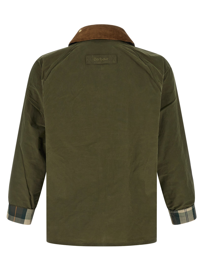 Barbour Bicolor Cotton Full-Length Jacket