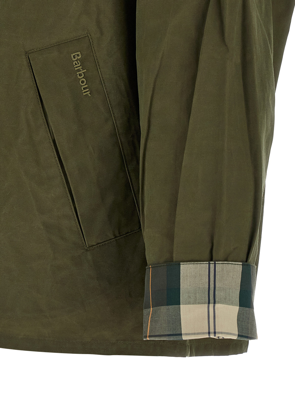 Barbour Bicolor Cotton Full-Length Jacket