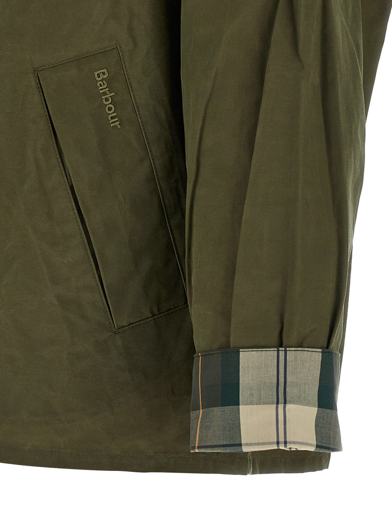 Barbour Bicolor Cotton Full-Length Jacket