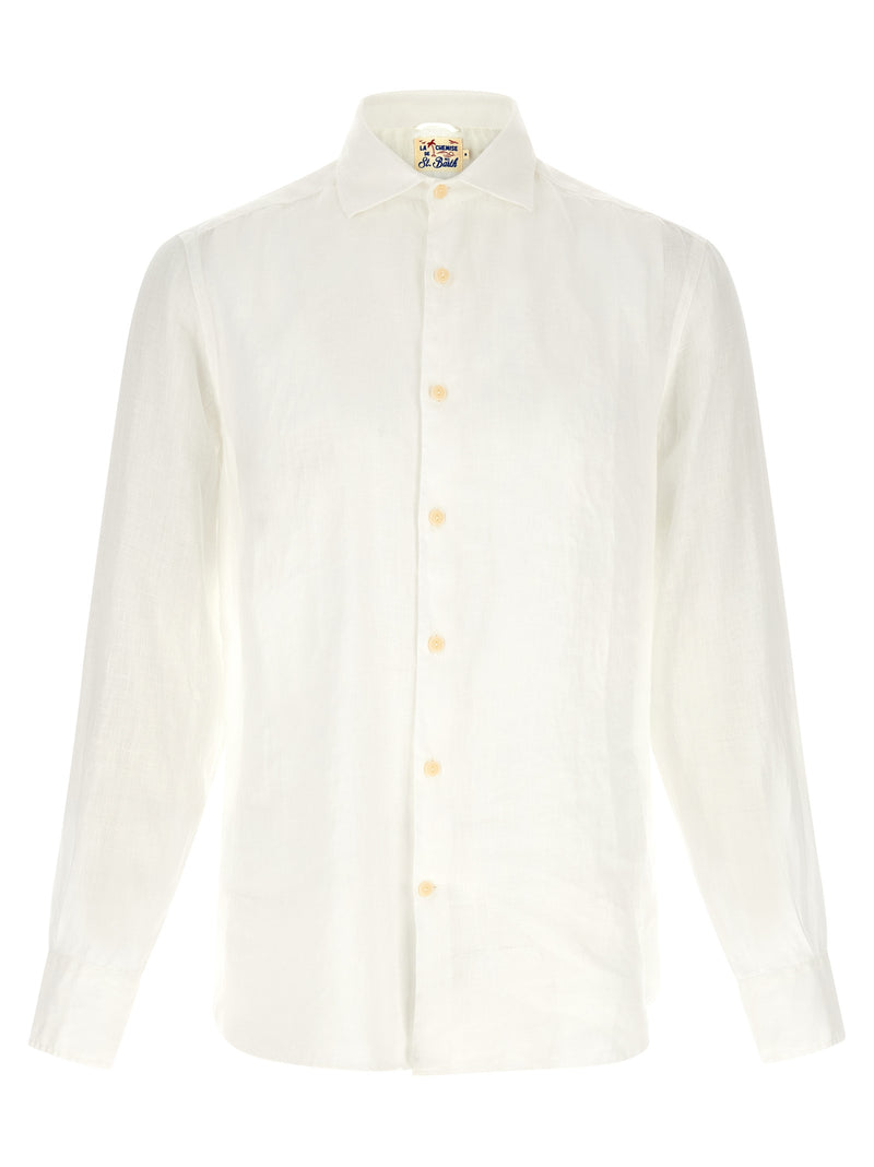 Blouse en lin blanc MC2 Saint Barth